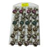 گوشواره فلزی خرگوش نگین دار - کد 3402 - Image 2