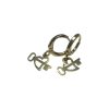 گوشواره استیل آویزدار - کد 3410